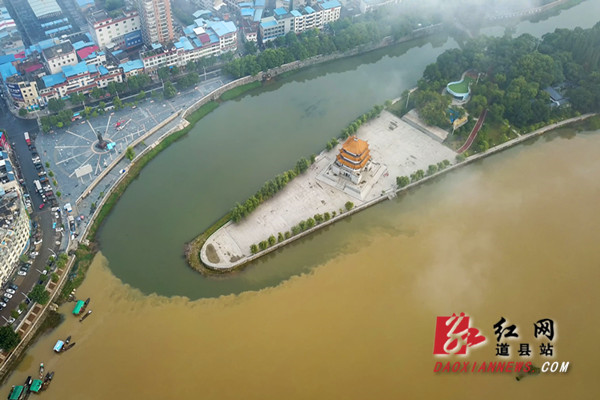 道县：雨后县城，美如仙境