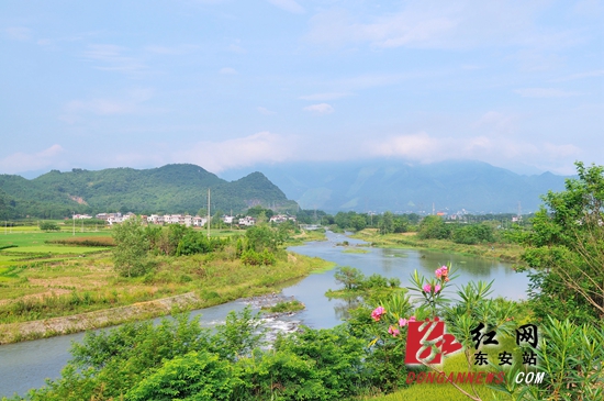 湘江生态“瞰”东安  碧水清流四季常美