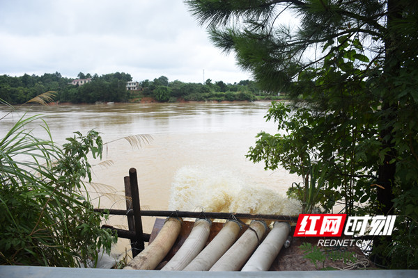 临时排水平台正在排涝。.jpg